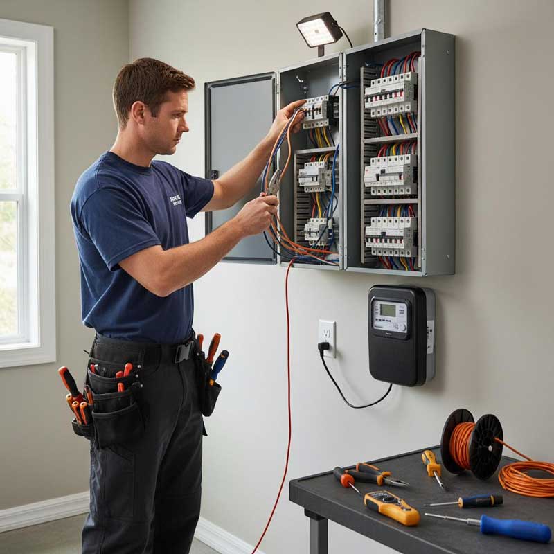 Richmond Hill electrical panel upgrade by licensed electrician – Razco Renovation