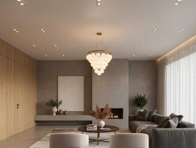 Richmond Hill pot lights installation in modern home by Razco Renovation