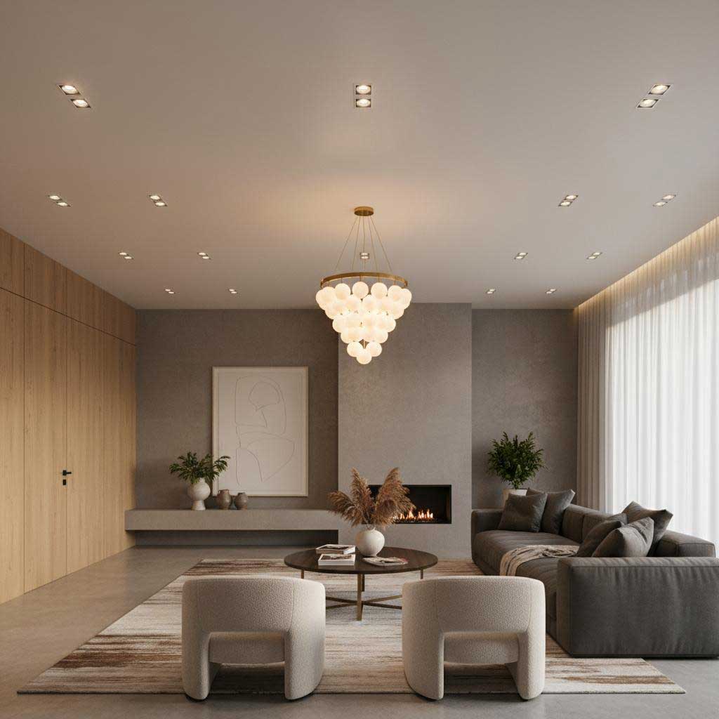 Richmond Hill pot lights installation in modern home by Razco Renovation