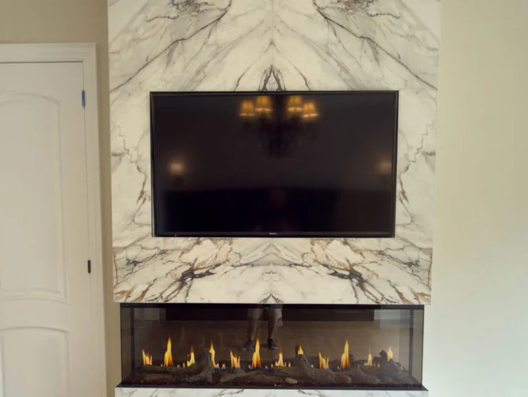 Fireplace and TV Wall Installation Toronto by Razco Renovation