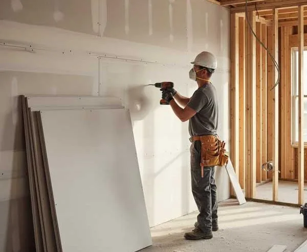 Richmond Hill drywall installation during renovation by Razco