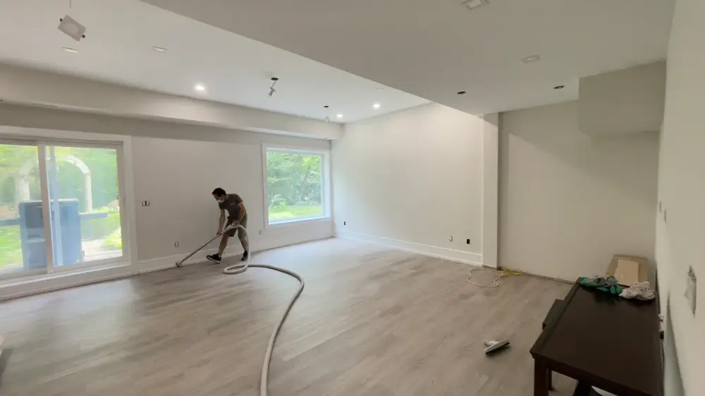 Basement renovation Richmond Hill – professional contractor finishing a basement in a Richmond Hill home